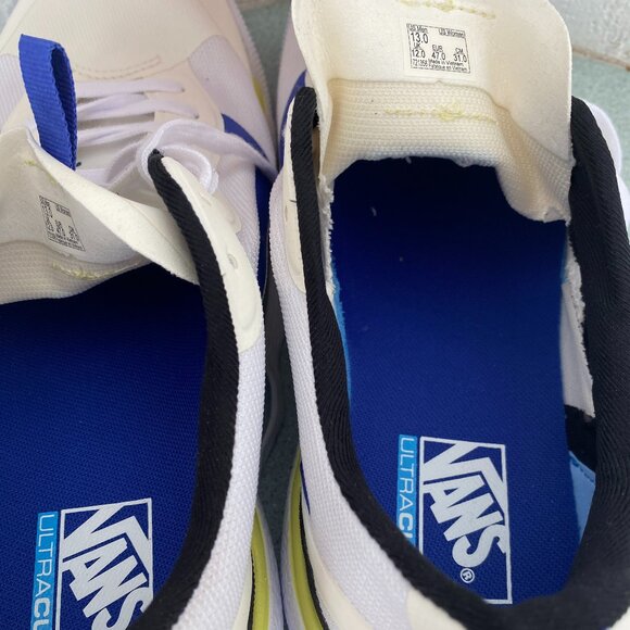 Vans Men's 11.5 UltraRange Exo True White Multi Blue Green Striped VN0A4U1KBOY - Picture 8 of 12